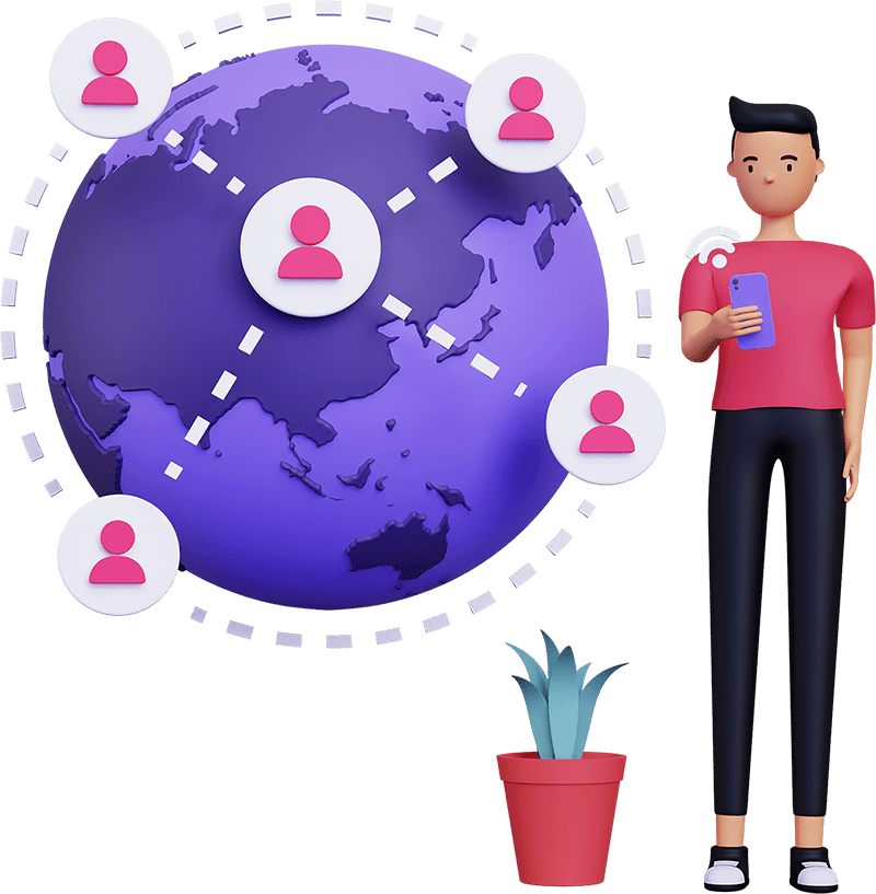 Duepe Distributor Network Illustration